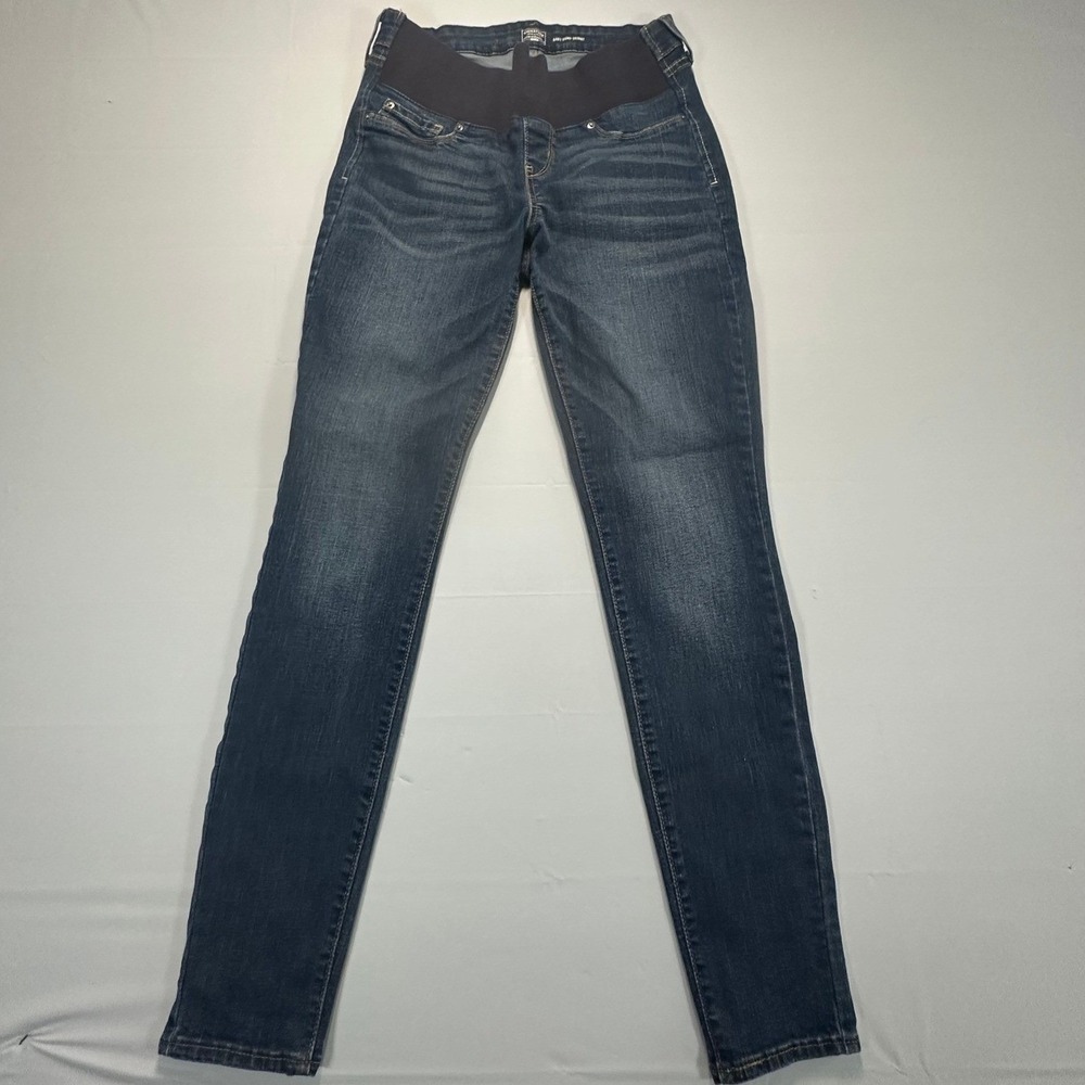 Signature by Levi Strauss Gold Label Baby Bump Skinny Maternity Jeans Small Blue